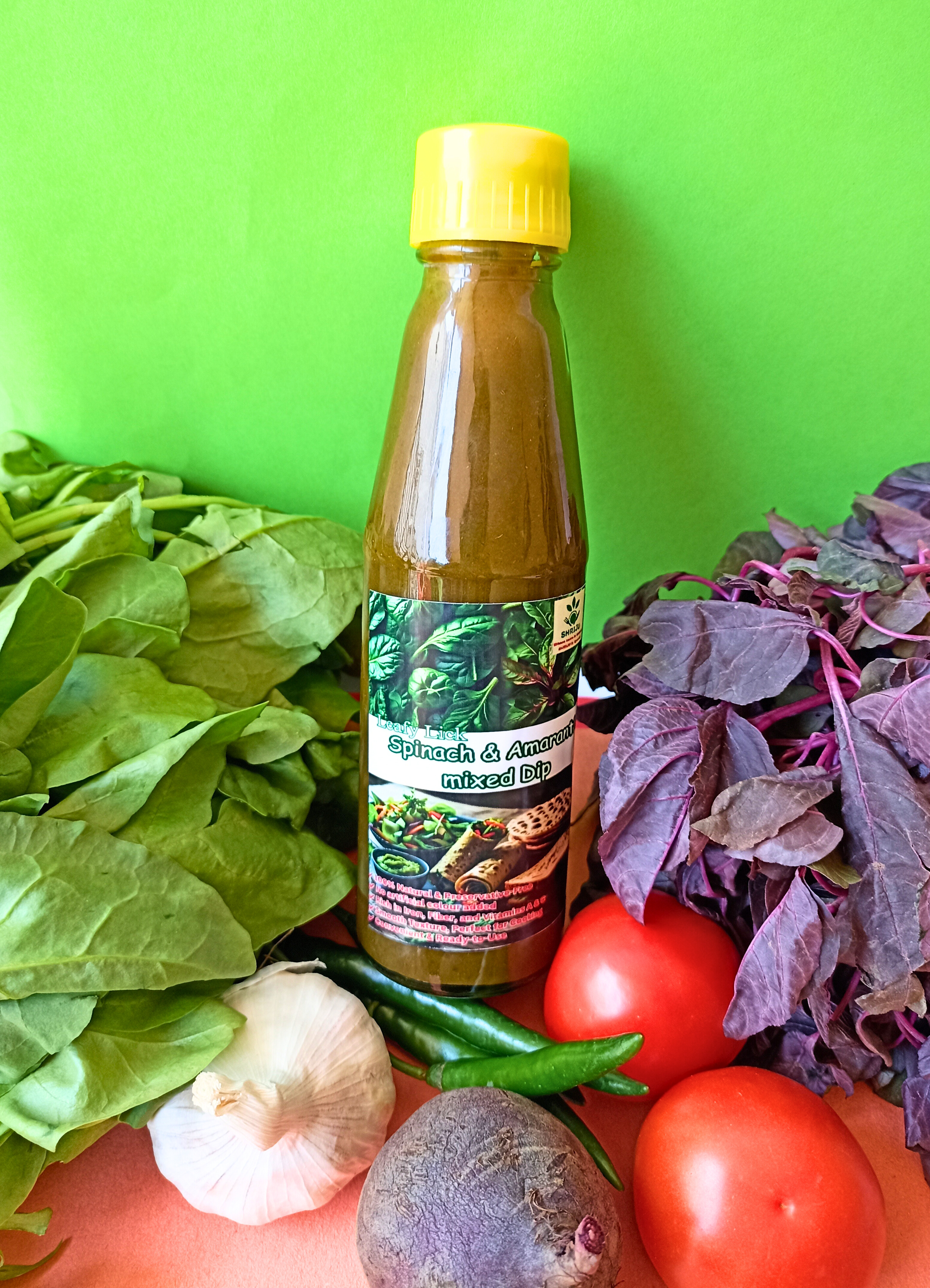 Leafy Lick Spinach & Amaranth Mix Dip - Leafy Lick Spinach & Amaranth Mixed Dip (1).jpg