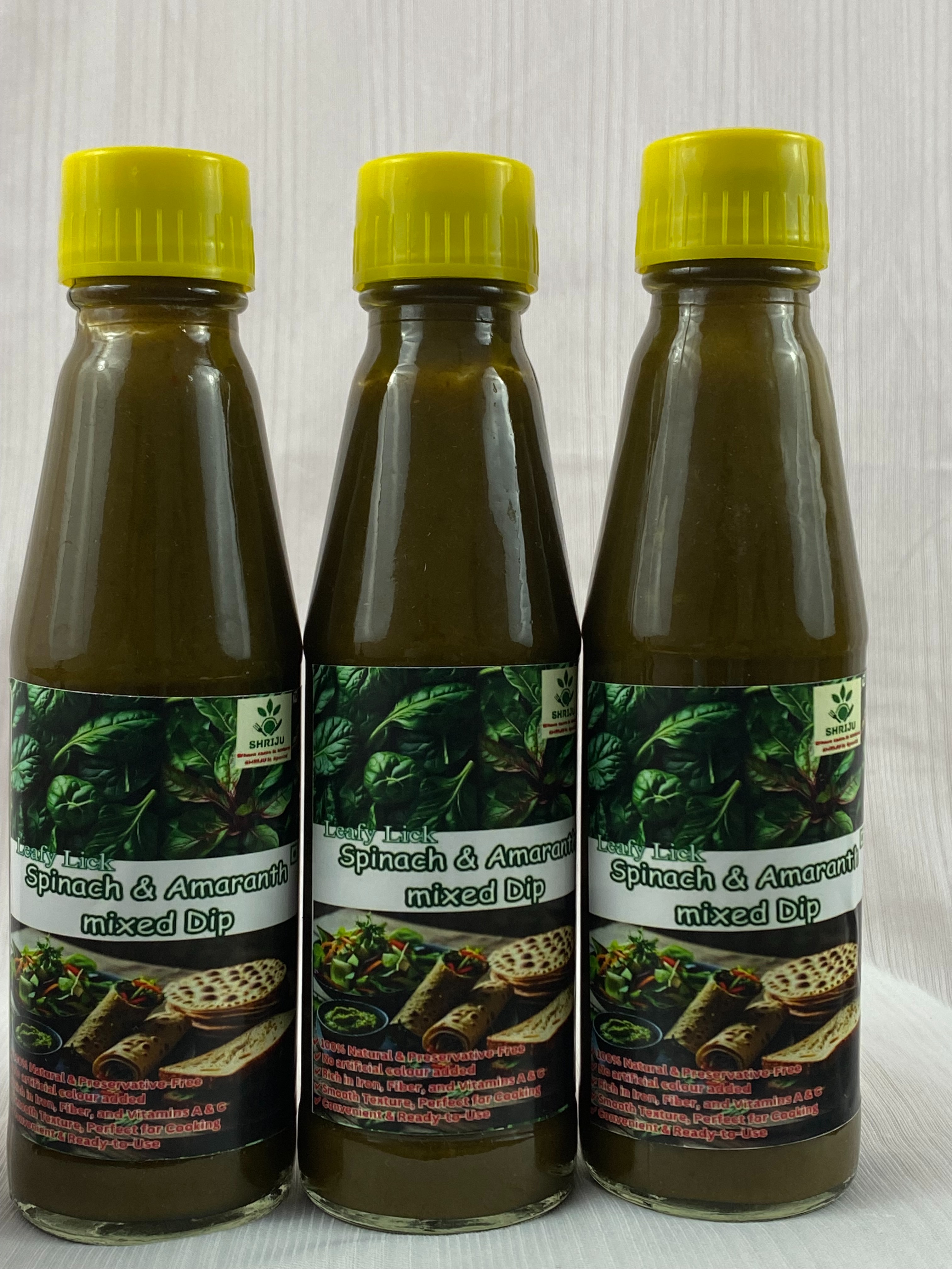 Leafy Lick Spinach & Amaranth Mix Dip - Leafy Lick Spinach & Amaranth mixed Dip-Combo.jpg